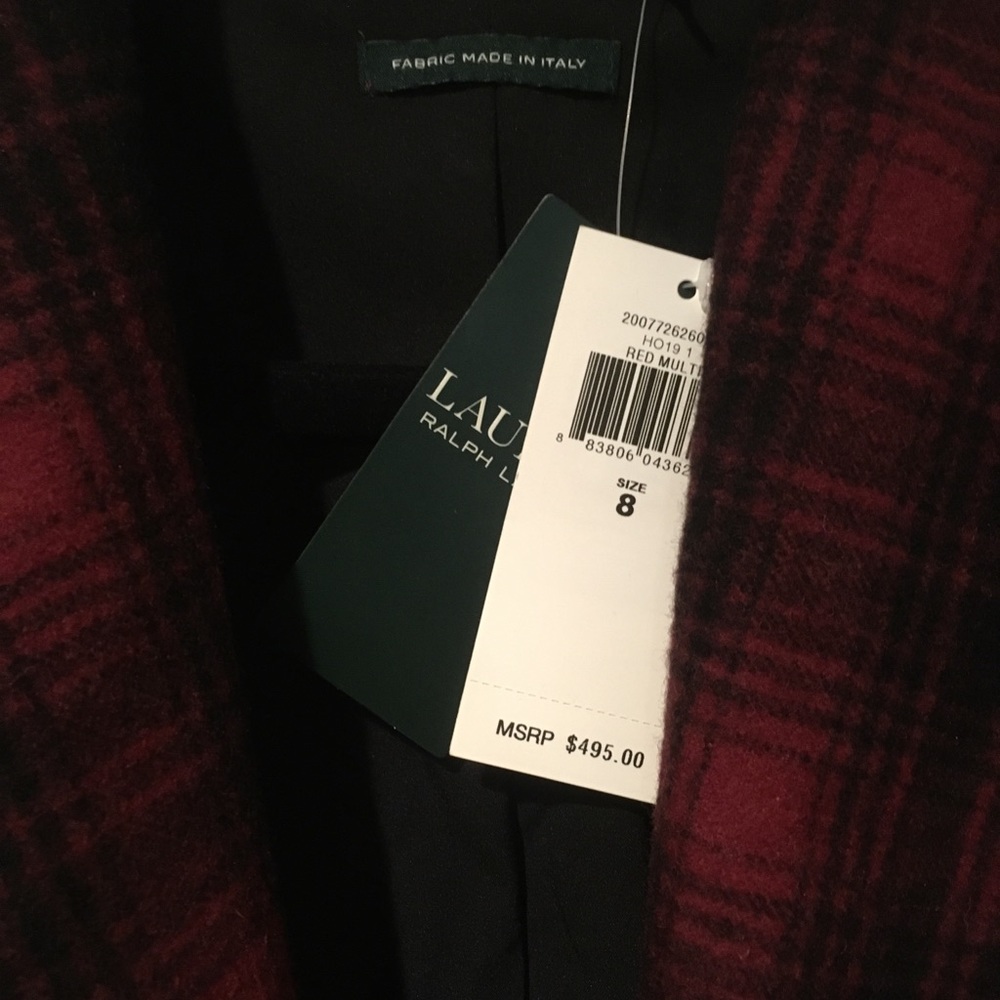 🎉Flash sale🎉only today Ralph Lauren coat Fringe wool blend - Picture 8 of 10